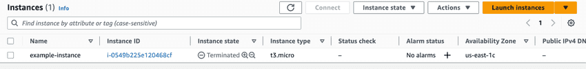 EC2 Terraform Destroy