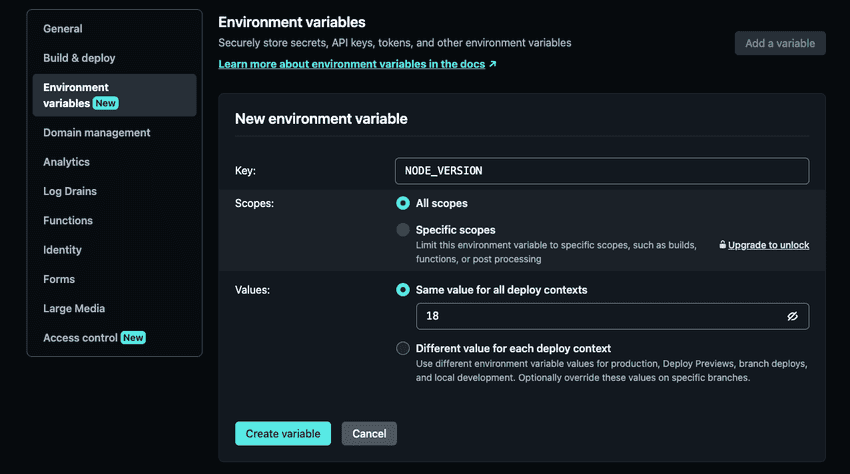 Netlify UI